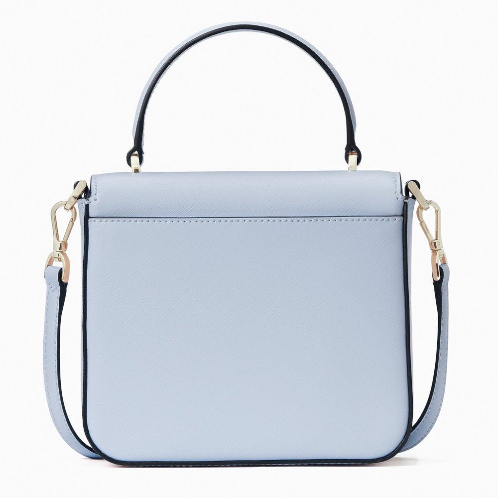 New Kate Spade Staci Square Crossbody Pale Hydrangea - Picture 4 of 5